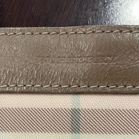 Authentic Burberry Pink Nova Check Coated Canvas Crossbody Bag Purse - Vintage - Picture 6 of 12